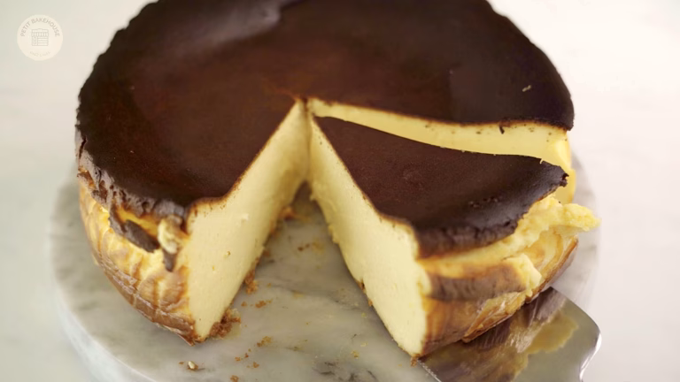 creamy cheesecake with caramelized top